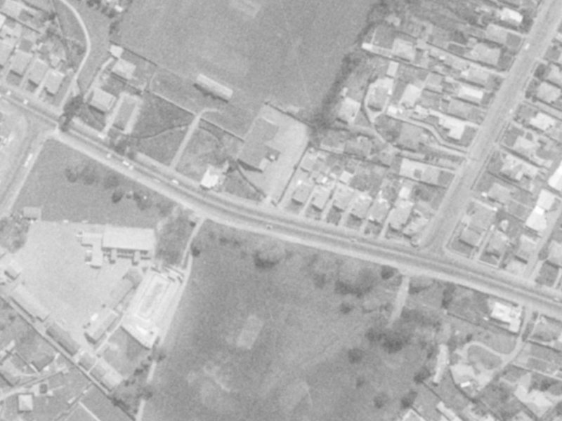 541 Ferry Road from the air, 1975-1979