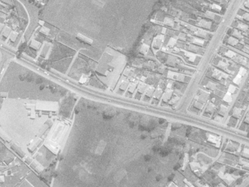 500 Ferry Road from the air, 1975-1979