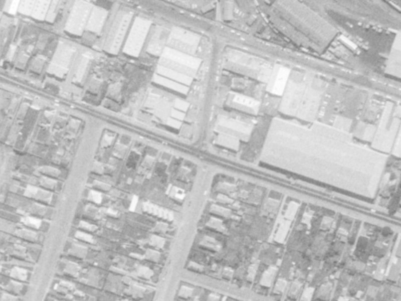 Shakespeare Road from the air, 1975-1979