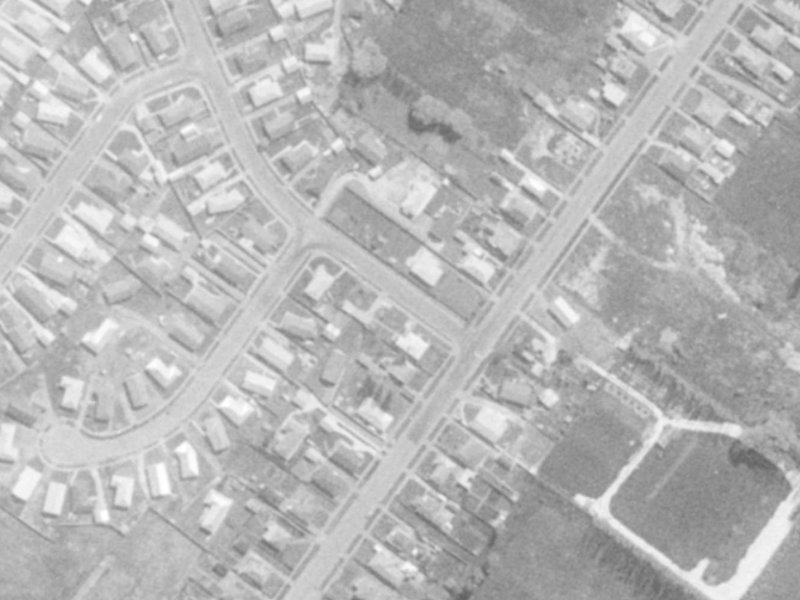 3 Clydesdale Street from the air, 1975-1979