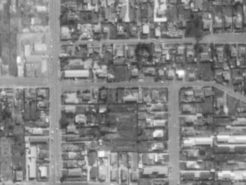 19 Ruskin Street from the air, 1975-1979