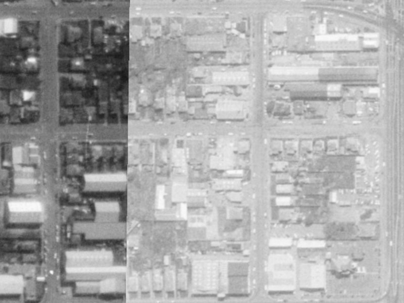 88 Coleridge Street from the air, 1975-1979