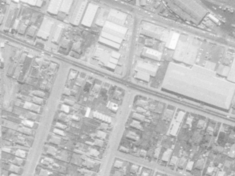 50 Shakespeare Road from the air, 1975-1979