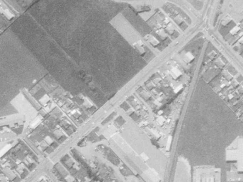 36E Shands Road from the air, 1975-1979