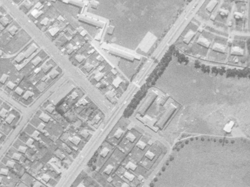 36 Springs Road from the air, 1975-1979