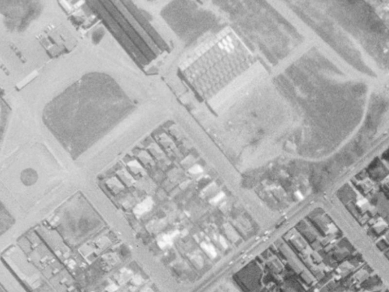 15 Twigger Street from the air, 1975-1979