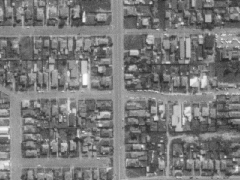 60 Antigua Street from the air, 1975-1979