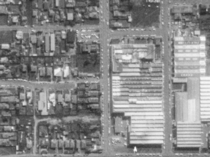 119 Ruskin Street from the air, 1975-1979