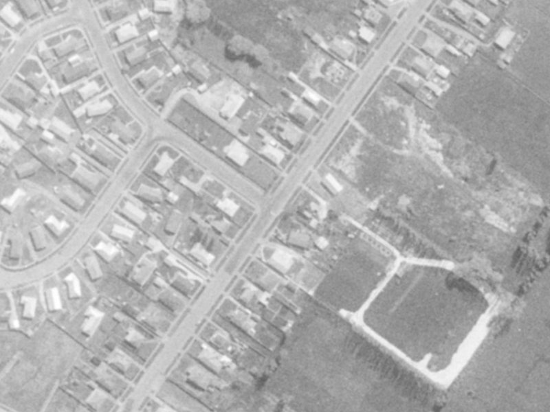 84A Saint Johns Street from the air, 1975-1979