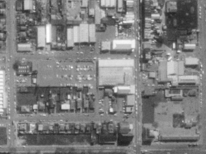 373 Colombo Street from the air, 1975-1979