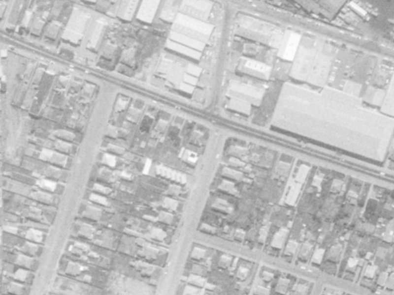 75 Thackeray Place from the air, 1975-1979
