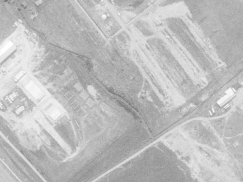 Pilkington Way from the air, 1975-1979