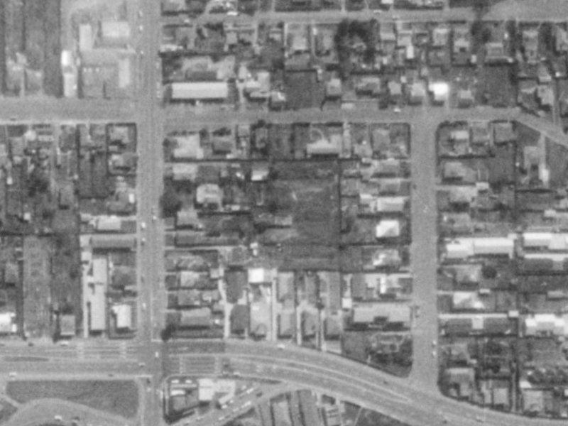 20 Ruskin Street from the air, 1975-1979