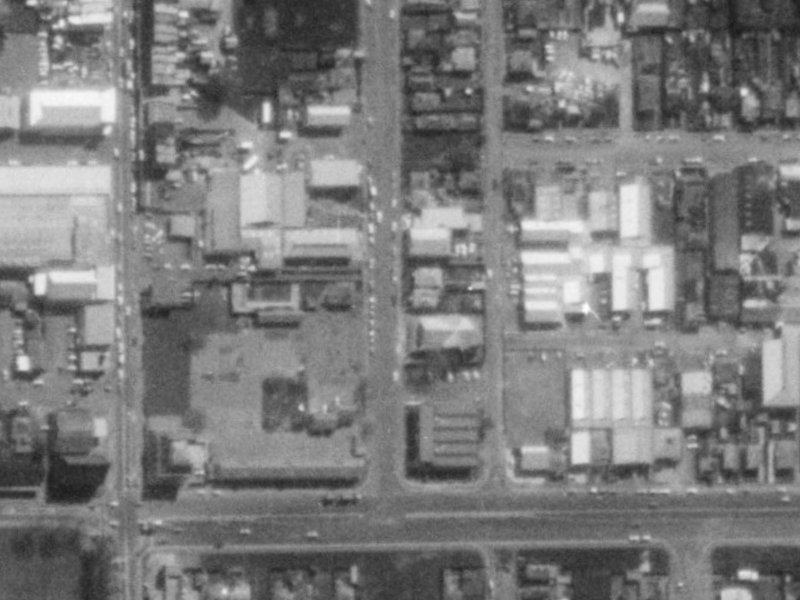 20 Buchan Street from the air, 1975-1979