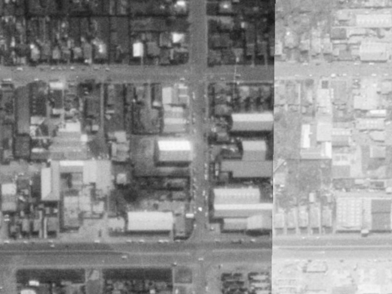 21 Gasson Street from the air, 1975-1979