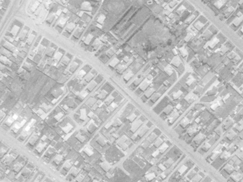 45 MacKenzie Avenue from the air, 1975-1979