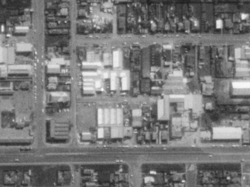 13 Maldon Street from the air, 1975-1979