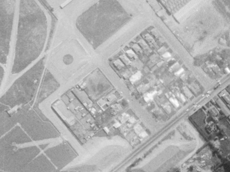 13 Lindores Street from the air, 1975-1979