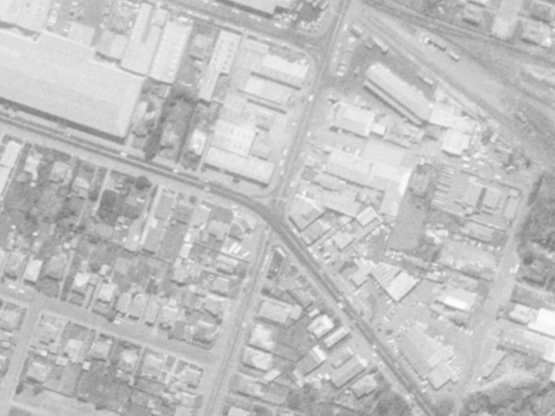 330-334 Wilsons Road from the air, 1975-1979