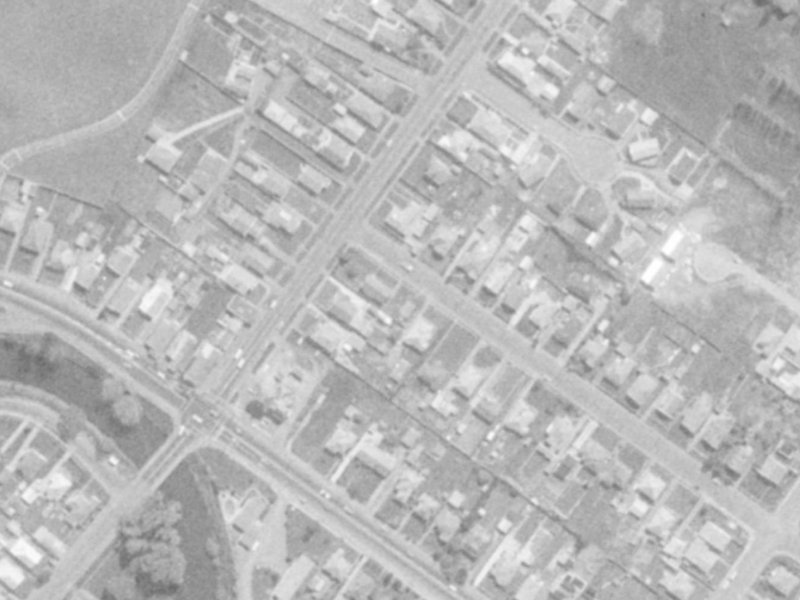 8 Glenroy Street from the air, 1975-1979