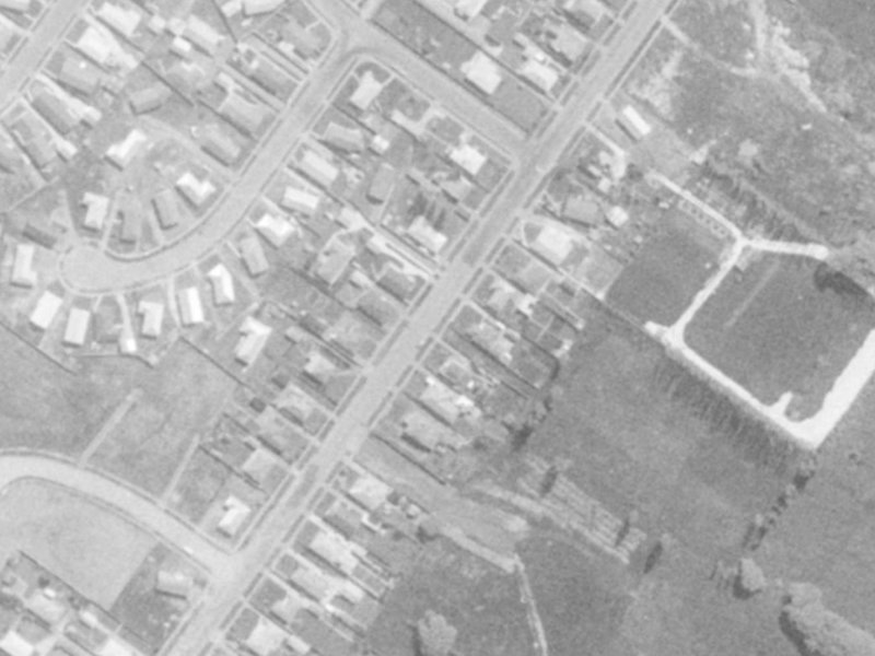66A Saint Johns Street from the air, 1975-1979