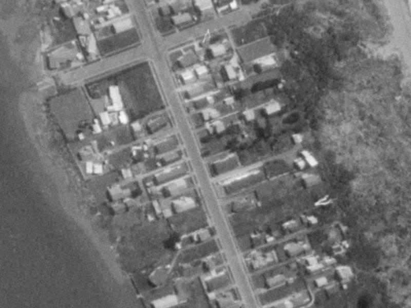 97 Rocking Horse Road from the air, 1975-1979