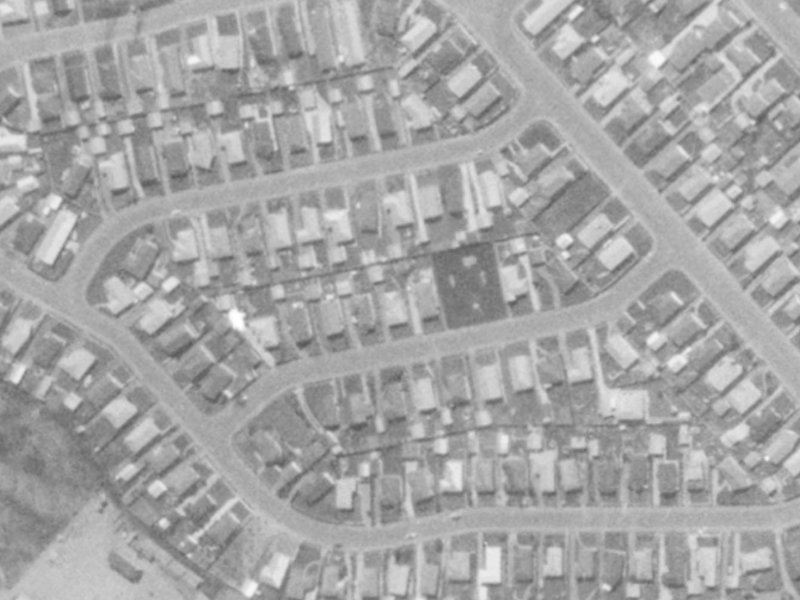 Waitohi Street from the air, 1975-1979