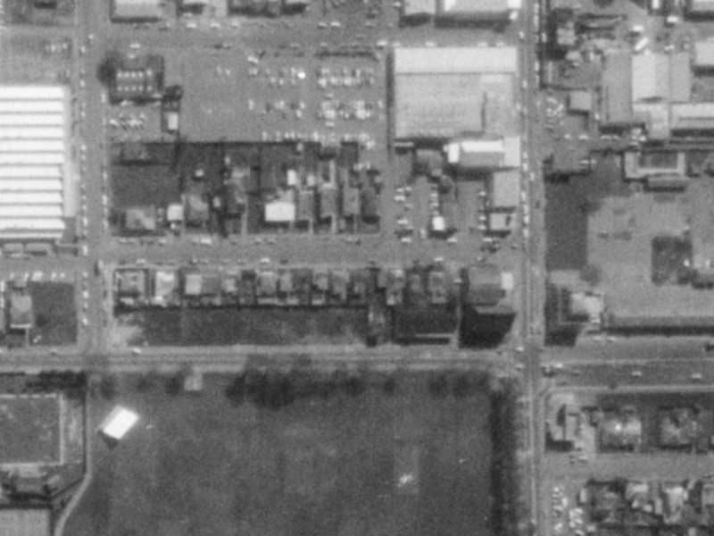 28 Stanley Street from the air, 1975-1979