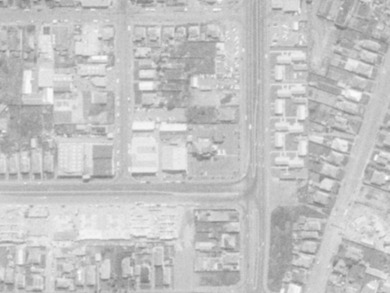 379 Brougham Street from the air, 1975-1979