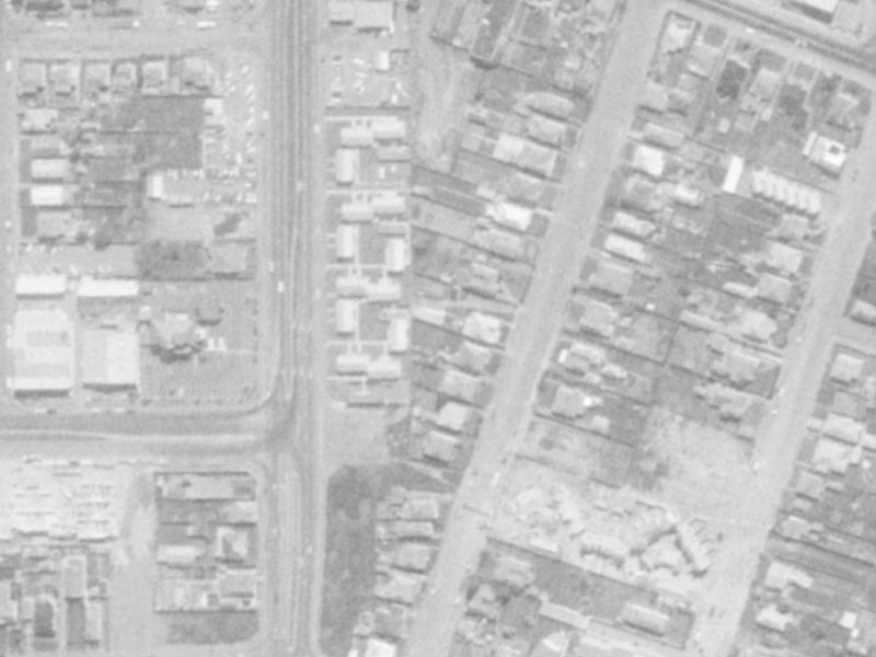 17 Defoe Place from the air, 1975-1979