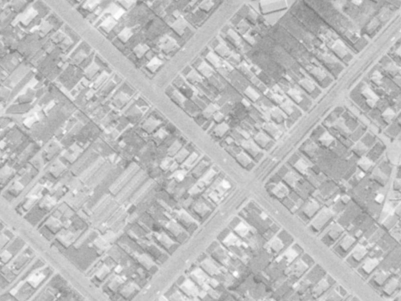 52 Wildberry Street from the air, 1975-1979