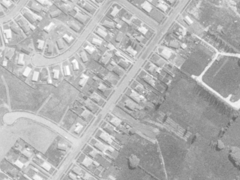 62 St Johns Street from the air, 1975-1979