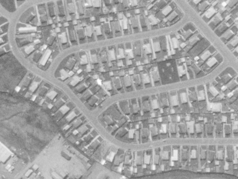 20 Waitohi Street from the air, 1975-1979