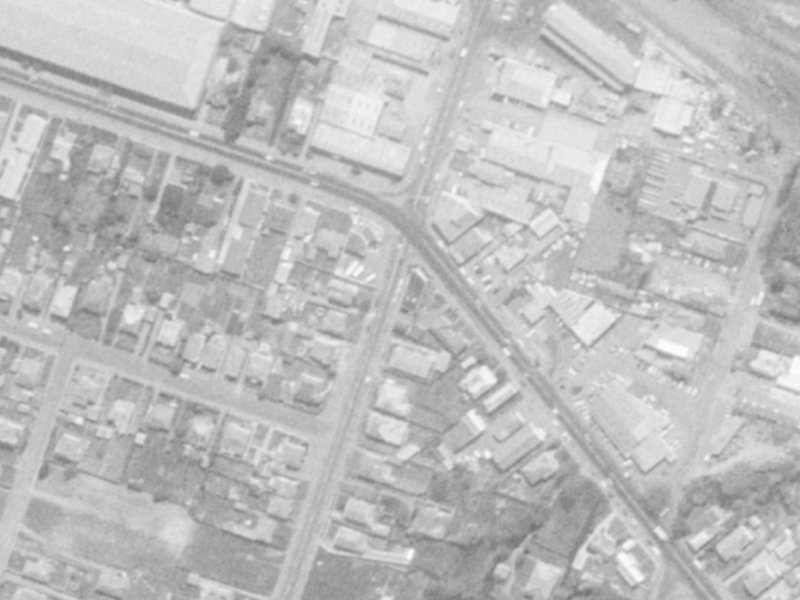 2A Opawa Road from the air, 1975-1979