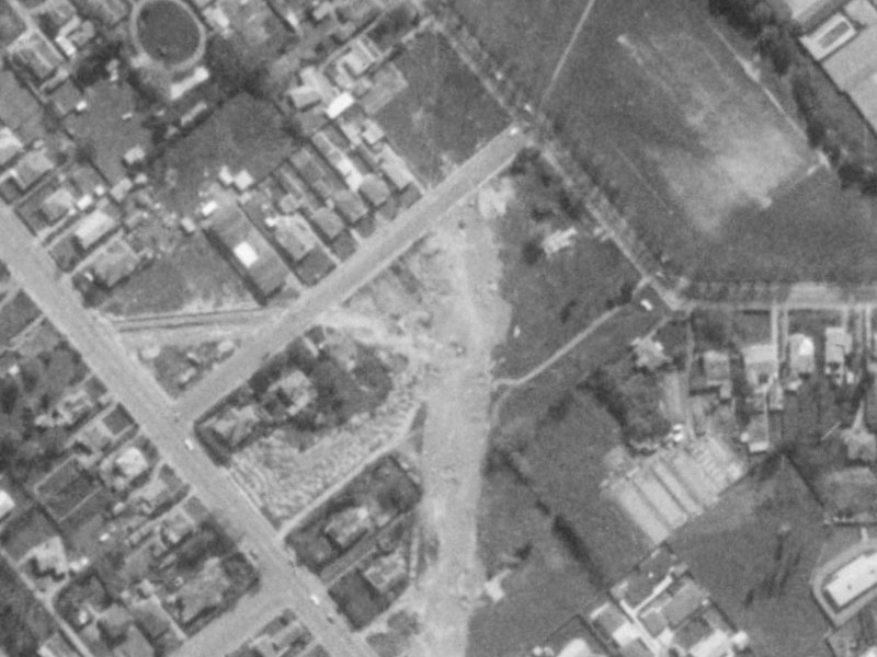 465–479 Barrington Street from the air, 1975-1979