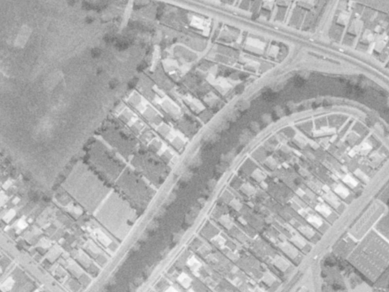 20 Richardson Terrace from the air, 1975-1979