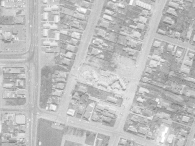 5/16 Cecil Place from the air, 1975-1979