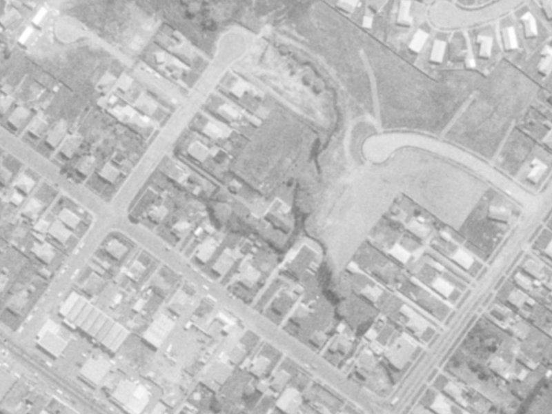 5 Charlotte Lane from the air, 1975-1979