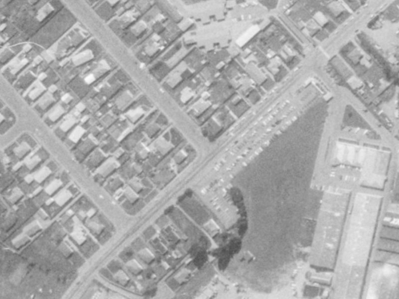 50 Seymour Street from the air, 1975-1979