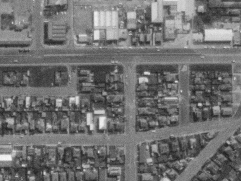 47 Cadogan Street from the air, 1975-1979
