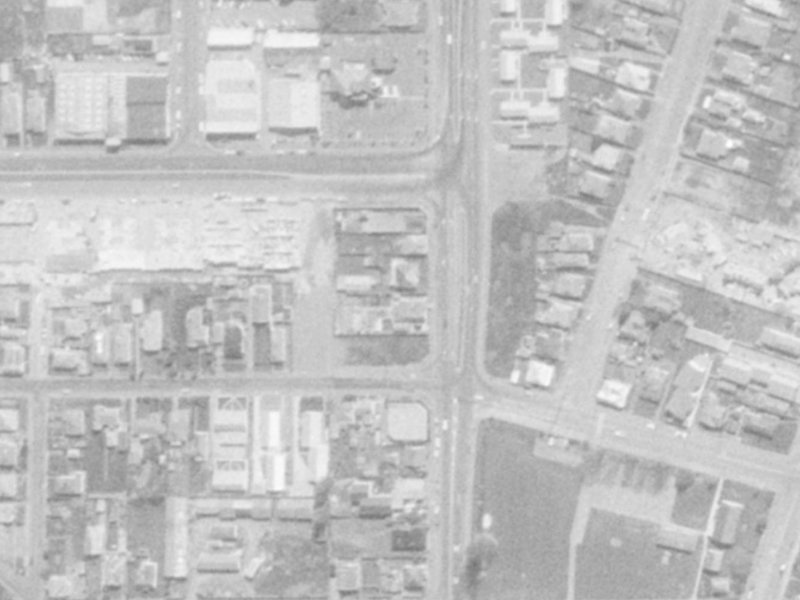 139A Waltham Road from the air, 1975-1979