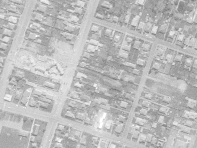 38 Vienna Street from the air, 1975-1979