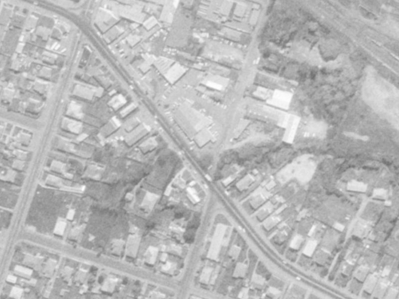 21 Opawa Road from the air, 1975-1979
