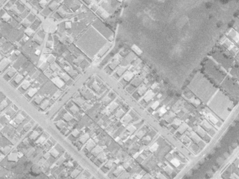 Silvester Street from the air, 1975-1979