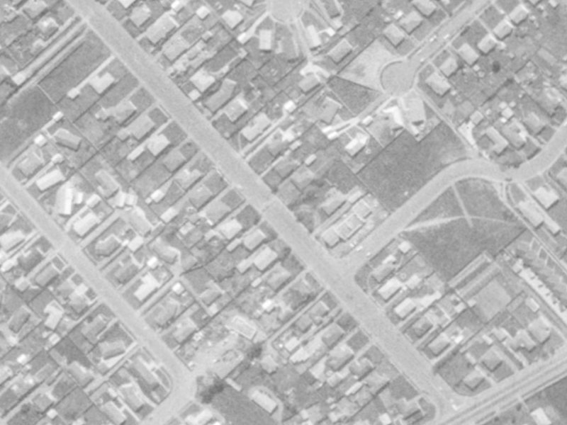 83B Neill Street from the air, 1975-1979