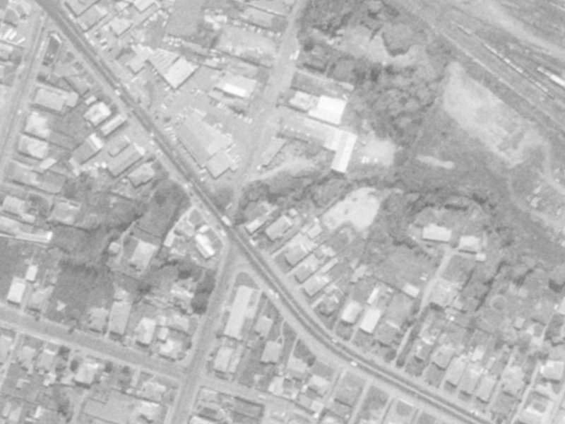 25B Opawa Road from the air, 1975-1979