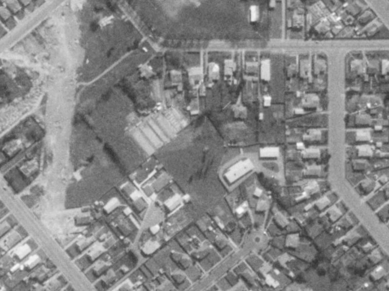 Swynford Lane from the air, 1975-1979