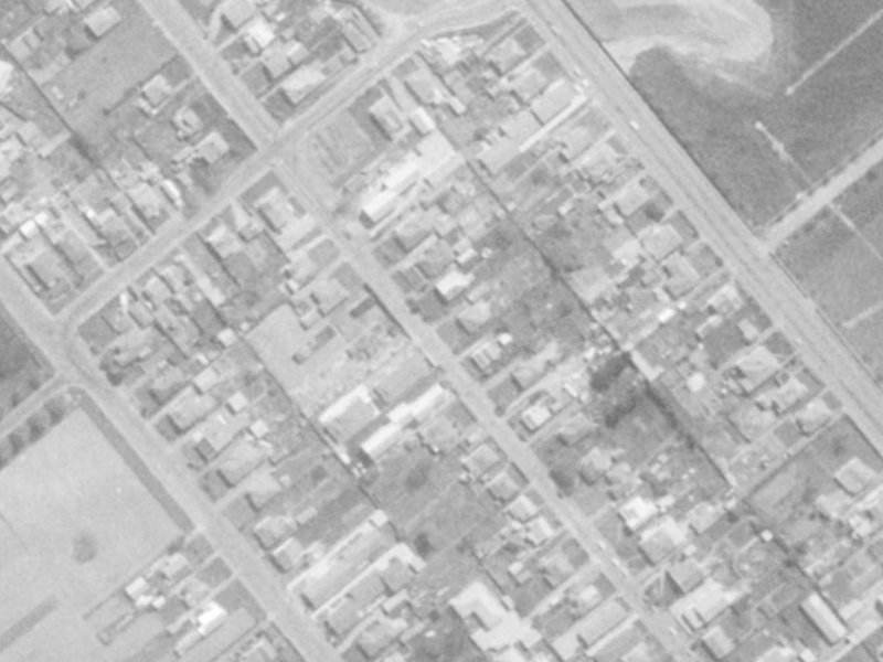 36 Torrens Road from the air, 1975-1979