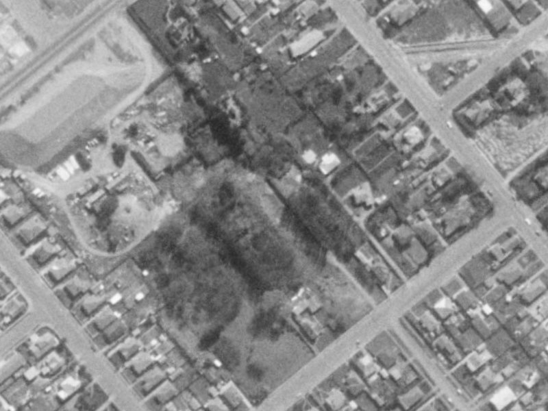 12 Leith Place from the air, 1975-1979