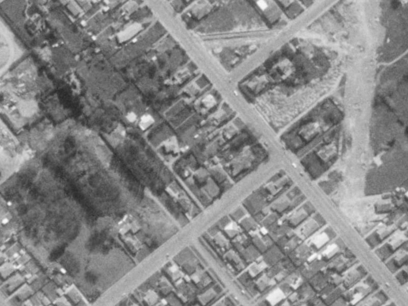 167A Edinburgh Street from the air, 1975-1979